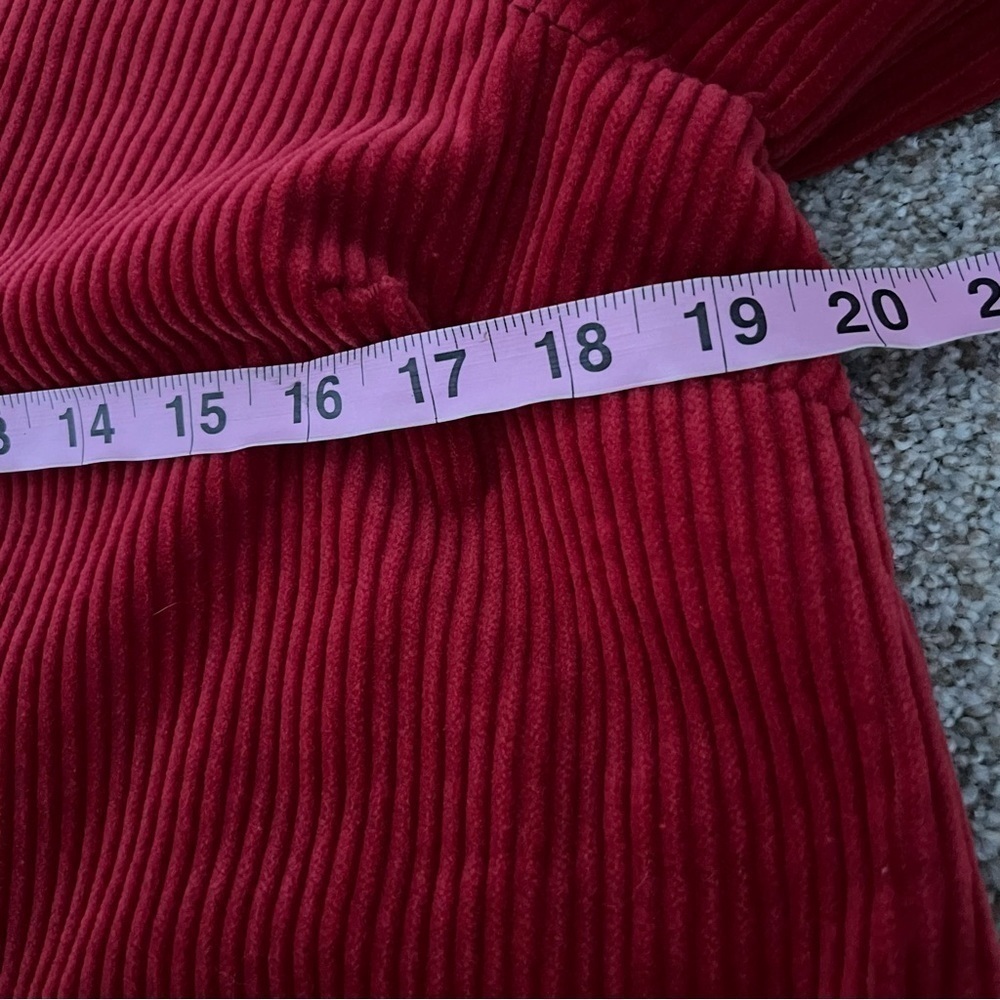 Relativity Chunky Corduroy Button Front Jacket M - image 6